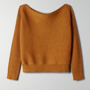 Aritzia Babaton Luc brown sweater